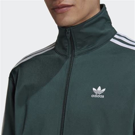 adidas jacke grün firebird|Green .